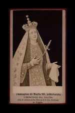 santino fotografico di fine