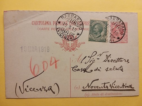 Cartolina postale barbarano - cartolina,