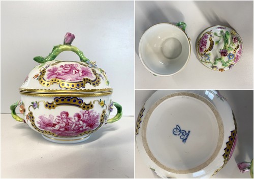 Antica tazza brodo - antica, da