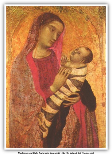 Madonna con bambino ambrogio - con,