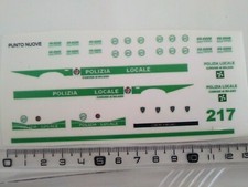 Kit Adesivi 1/43 Polizia