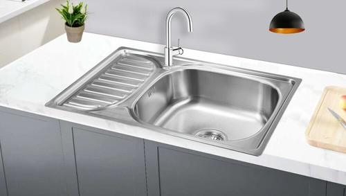 Lavello 66x42x18 acciaio inox - lavello,