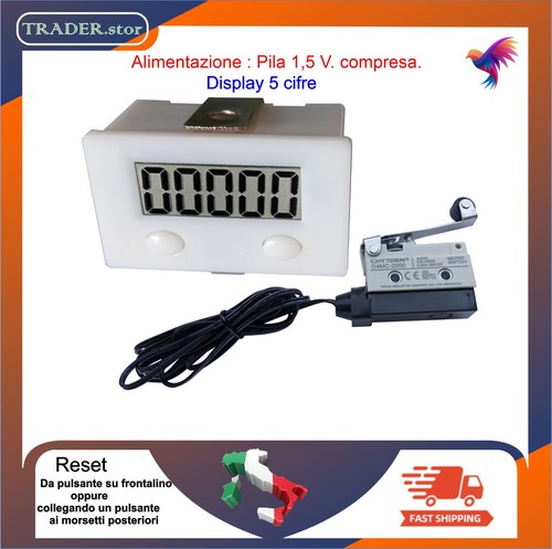 Contapezzi resettabile