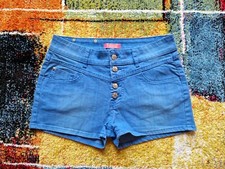 Shorts in jeans donna, pantaloni corti in denim by PHARD, azzurro, Tg.30