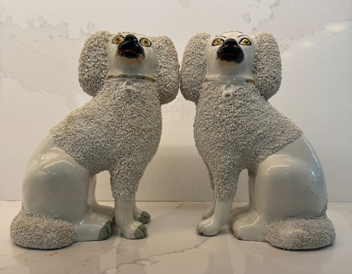Antica coppia statuine - antica,