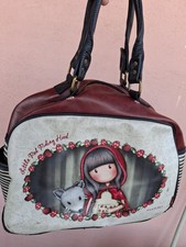 BORSA BAMBOLINE GORJUSS SANTORO LONDON BAG LITTLE RED RIDING HOOD 25X36 OTTIMA