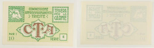Trieste tessera - c.t.a.,