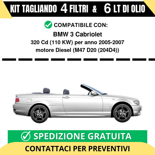 Tagliando per bmw cabriolet - per,