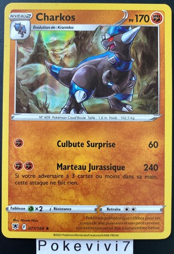 Carte pokemon charkos - pokemon, 077/189