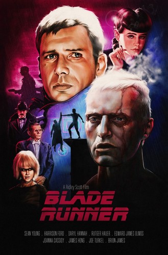 Poster film blade runner arte - blade,