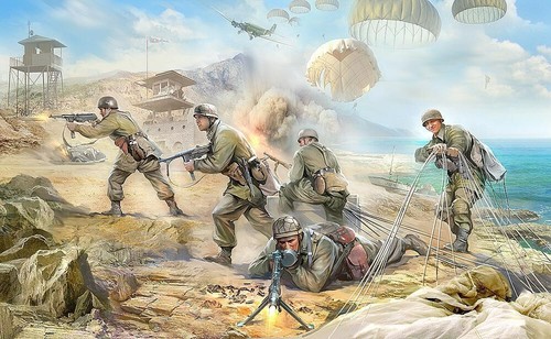 3628 zvezda paracadutisti - 3628, 1/35