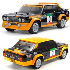 Kit Tamiya 58723-60A RC 1/10 Fiat 131 Abarth Rally Auto MF-01X Olio Fiat
