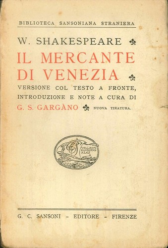 Mercante venezia - di, venezia.