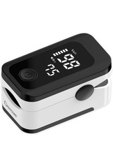 Saturimetro da dito professionale Pulsiossimetro Cardiofrequenzimetro Led Screen