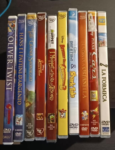 Lotto dvd film animazione e - dvd,