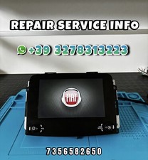 7356582650 RIPARAZIONE UCONNET 7” FIAT 500L CON RIAVVI O LOGO BLOCCATO 
