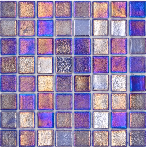 Mosaico piscina blu - mosaico, scuro