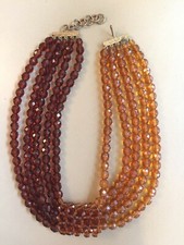  Collana cristallo firmata