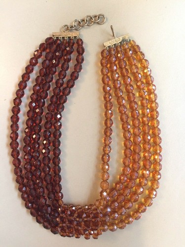 Collana cristallo firmata - ,
