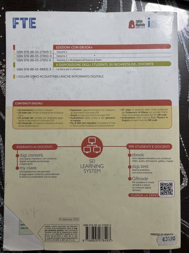 Fisica teorie esperimenti - fisica,