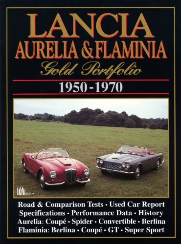 Lancia aurelia flaminia - flaminia, gold