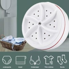 MINI LAVATRICE PORTATILE AD ULTRASUONI USB VESTITI LAVANDERIA CAMPEGGIO CAMPING