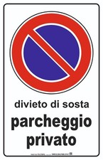 CARTELLO SEGNALETICO - DIVIETO