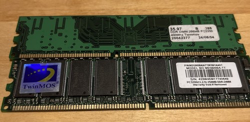 Ddr dimm 256mb pc3200 - dimm,