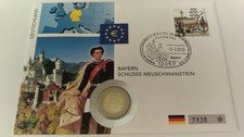 2 euro Numisbrief Germania 2012 Bayern Castello Neuschwanstein A Lettera num. R