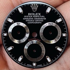 Rolex quadrante nero Luminova