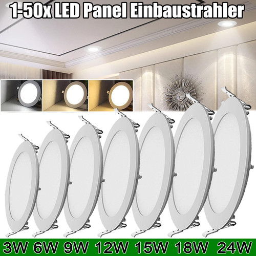Pannello led faretto incasso - pannello,