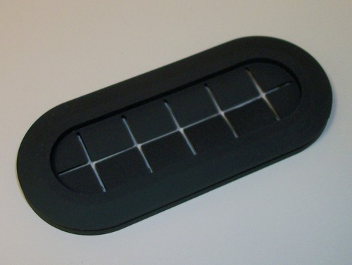 One arrotondato nero gomma - one,