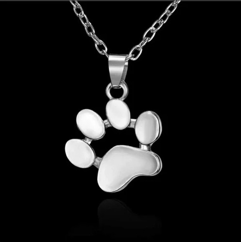 Collana argento stampa zampa - collana,