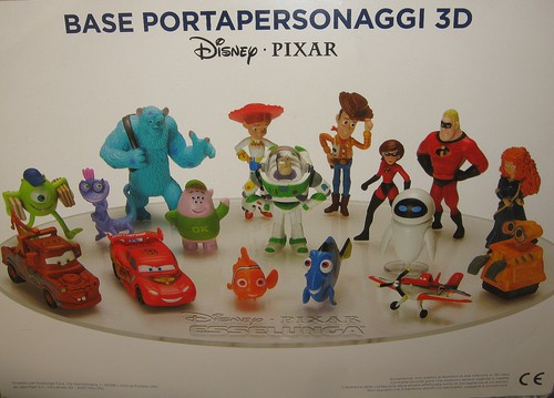 Personaggi disney pixar - personaggi, 3d