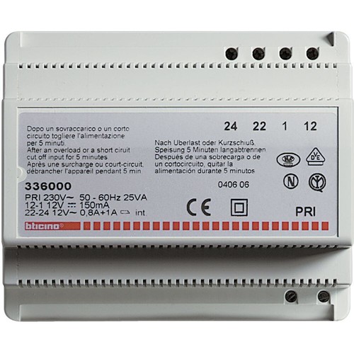 Btcino336000 alimentatore - btcino336000,