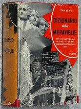 libro Enciclopedia 1951 Van Vert DIZIONARIO DELLE MERAVIGLIE della Natura Uomo