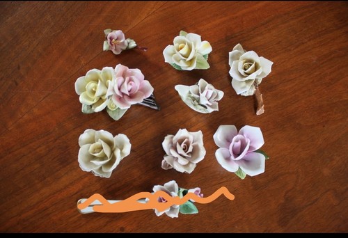Rose porcellana capodimonte - porcellana,
