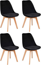 Set 4 Sedie Con Cuscino