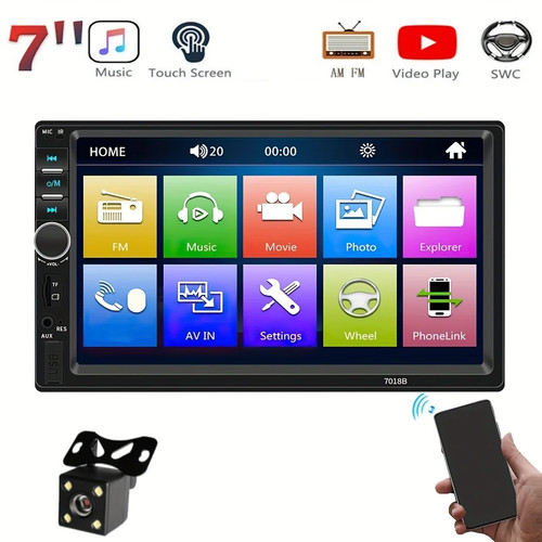 Autoradio din touchscreen - 7",