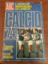 ABC CALCIO 74 1974 ALMANACCO ANNUARIO