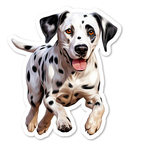 Adesivo vinile dalmata