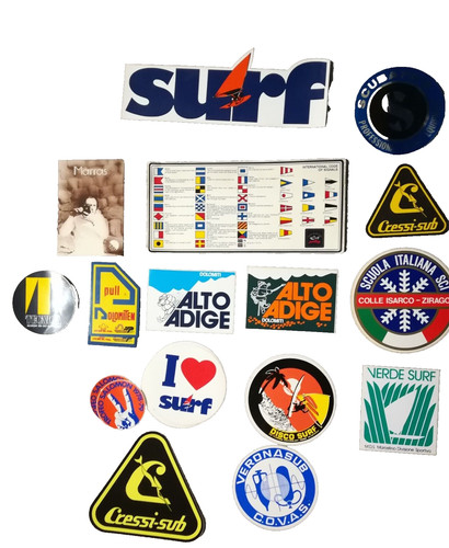 Adesivi vintage anni e - ,