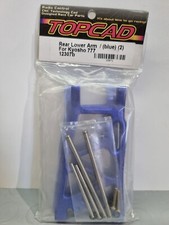 2 BRACCETTI POSTERIORI INFERIORI PER KYOSHO INFERNO 777 IN ALLUMINIO BLU TOPCAD