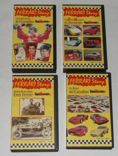 Ferrari story videocassette - ferrari,