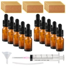 DODUOS 10 Pezzi 10ml Boccette con Contagocce Contagocce Vetro Con Raccordi pe