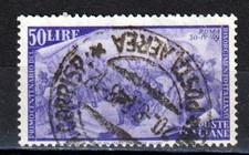 ITALIA REPUBBLICA 1948 Centenario del Risorgimento 50 Lire Usato