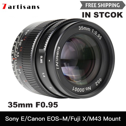 7artisans 35mm aps c - f0.95, aps-c