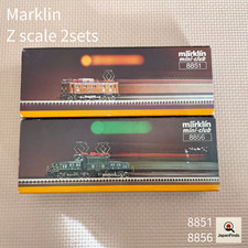Marklin Set Locomotore Scala Z 8851 8856 Marrone Coccodrillo + Verde Ce 6/8 Elettrico