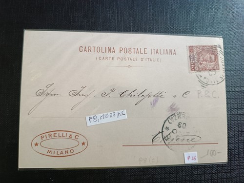 Regno perfin 1903 pirelli c - pirelli,