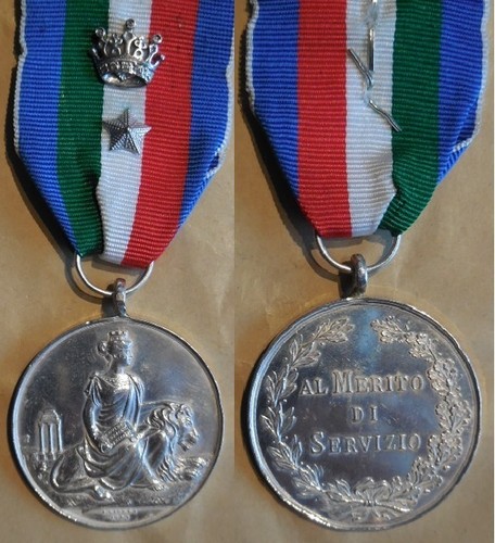 Medaglia merito agenti di - medaglia, al
